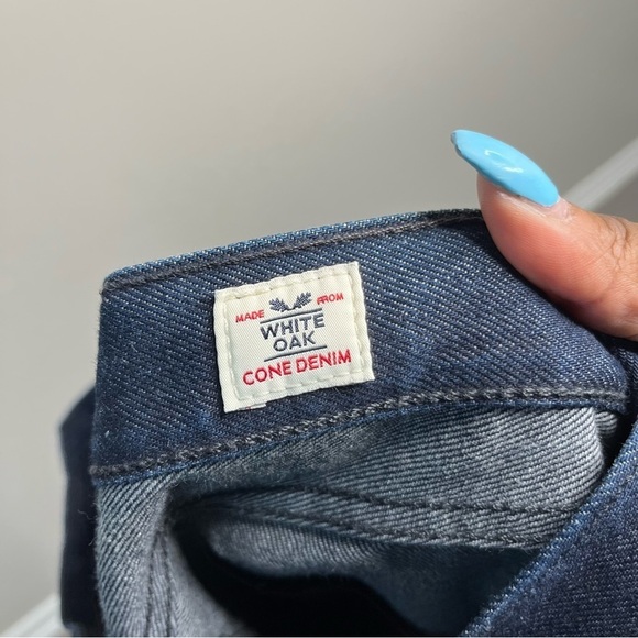 Levi's Men White Oak 1901 Cone Mills Jeans 36x31 Dark Wash Button Fly Straight - Picture 6 of 12